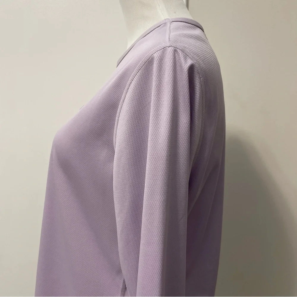Nike Dri-Fit Lavender Long Sleeve Women's Athletic Top Size L